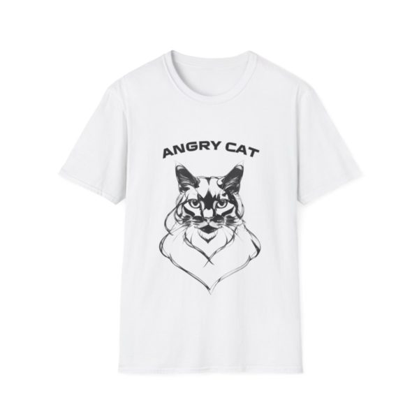 Angry Cat T-shirt. Unique design. Gift for him, gift fot her. Shirt. Clothing.