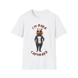 Capybara T-Shirt Fun, Capybara Clothing, Capybara Shirt, Gift for Him, Gift for Her, Animal Funny Shirt, Capybara Lover, Circle text